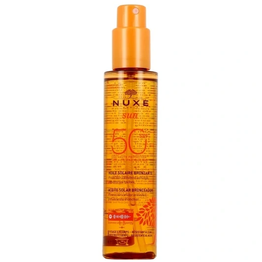 NUXE SUN HUILE BRONZANTE SPF50 150ML 2608