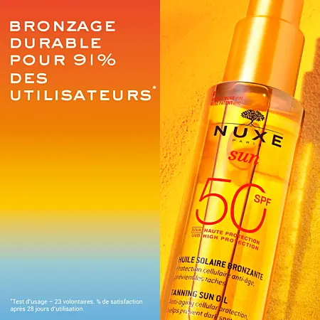 NUXE SUN HUILE BRONZANTE SPF50 150ML 2608 – Image 2