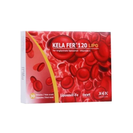 XEN KELA FER 120 LIPO GEL B/30