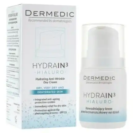 DERMEDIC HYDRAIN 3 CR HYDRAT JOUR SPF15 6280
