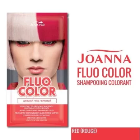 JOANNA COLORING SHAMP FLUO COLOR RED 35G