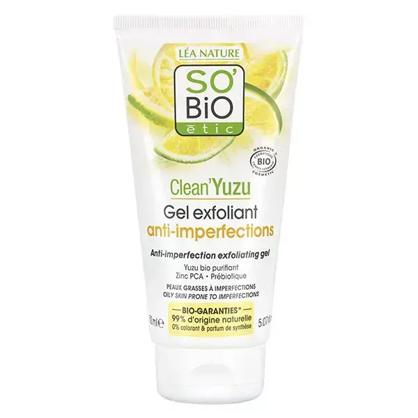 SOBIO YUZU GEL EXFOLIANT ANTI IMPERFECTION 150ML – Image 3