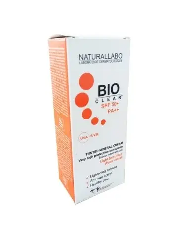 NATURALLABO BIOCLEAR ECRAN 50+ TEINTE 50ML
