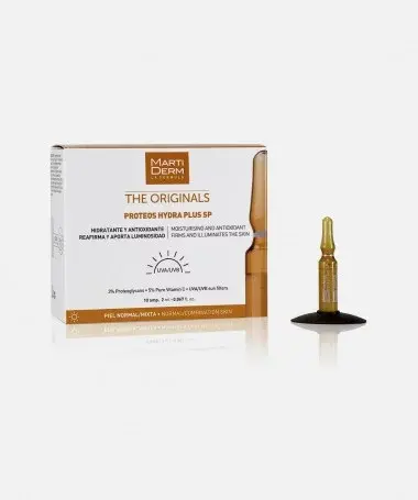 MARTI DERM PROTEOS HYDRA PLUS SPF AMP B/10