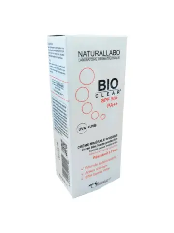 NATURALLABO BIOCLEAR ECRAN 50+ INVISIBLE 50ML
