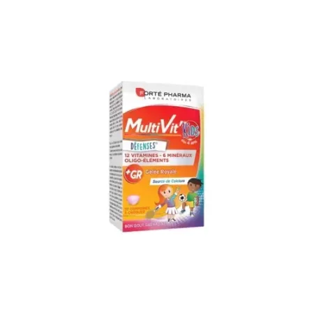 FORTE.PH MULTIVIT KIDS A CROQUER GOUT GRENADINE GEL B/30