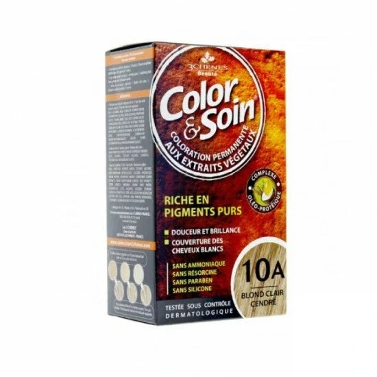 3CHENES COLOR SOIN BLOND CLAIR CENDRE 10A