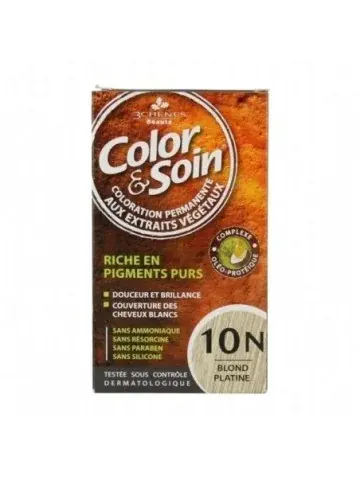 3CHENES COLOR SOIN BLOND PLATINE 10N