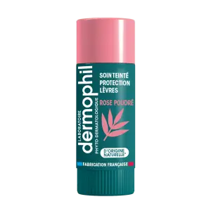 DERMOPHIL STICK LEVRES SOIN TEINTE ROSE POUDRE