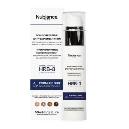NUBIANCE HRB-3 CREME SOIN CORRECTEUR FORMULE NUIT 50ML