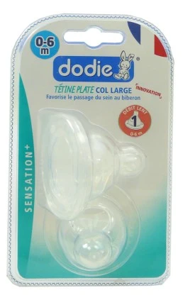 DODIE TET SENSATION+ PLATE COL LARGE 0-6M 17175