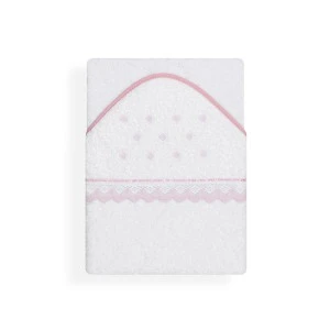 INTER BABY CAPE DE BAIN MOD NATURE BLAC/ROSE 01104-12
