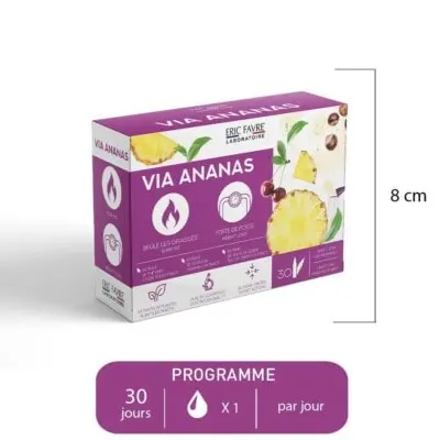 EF VIA ANANAS BRULE GRAISSES 30 DOSES 300ML