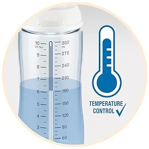 NUK BIB TEMP ROSE/BLEU 300ML ROSE 41020