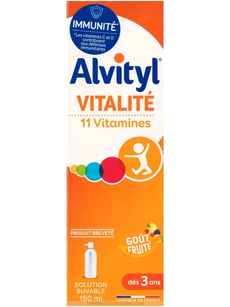 ALVITYL VITALITE SOLUTION BUVABLE 150ML