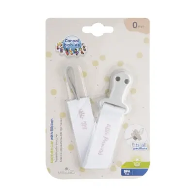 CANPOL ATTACHE SUCETTE ROYAL BABY ROSE +CLIP SECURITE 51/025