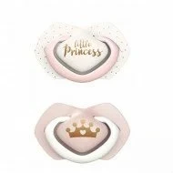 CANPOL 2 SUCETTES UNIVERSELLES ROYAL BABY ROSE 0-6M 22/650