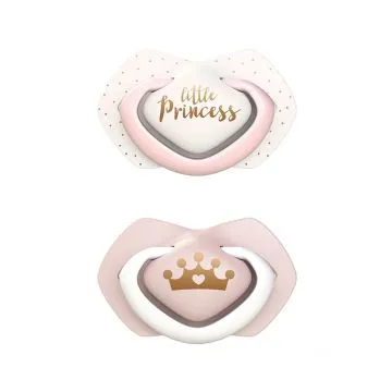 CANPOL 2 SUCETTES UNIVERSELLES ROYAL BABY ROSE 0-6M 22/650 – Image 3