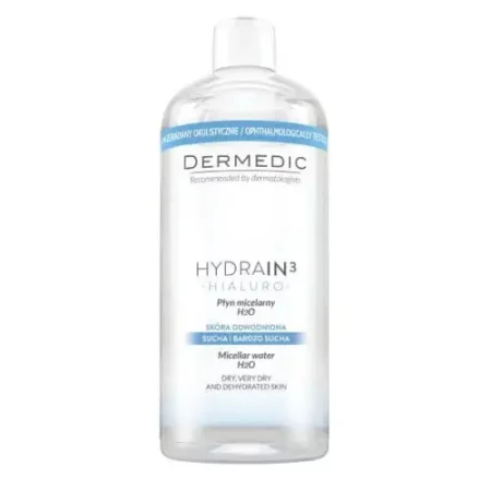 DERMEDIC HYDRAIN 3 CR GEL UH +EAU MICELLAIRE 500ML -50%