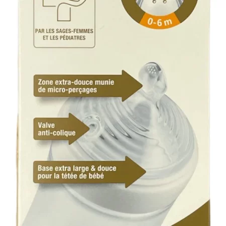 NUK 2 TETINES NATURE SENSE M 0-6M 24023