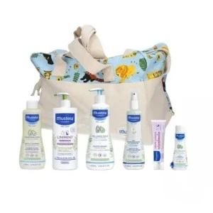 MUSTELA TROUSSE JEAN NAISSANCE AVEC NOUNOURS DORE