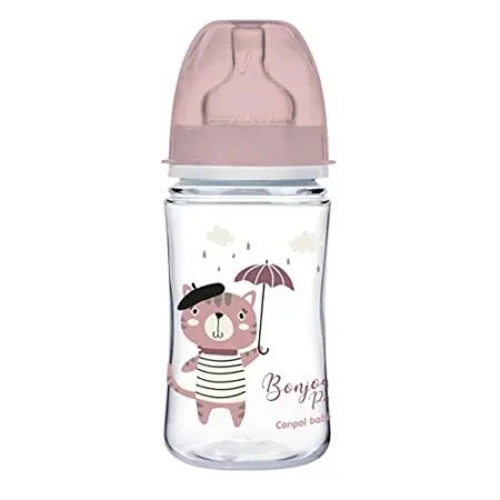 CANPOL BIB ANTI COLIQ PP SLEEPY KOALA LARGE PINK 35/237 240ML