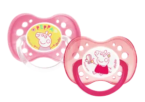 DODIE SUCETTE DUO PEPPA PIG 18M+ 06221