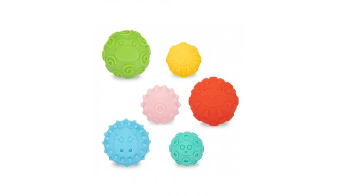 CANPOL BALLES SENSORIELLES SOUPLES 6 PCS 79/402 – Image 2