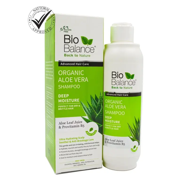 BIOBALANCE ORGANIC ALOE VERA SHAMP 330ML – Image 2