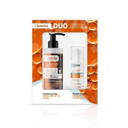 CLARENIA COFFRET SOLAIRE DUO CLARESUN HYD FINI INV SPF50+ ECRAN CAPILLAIRE -40%