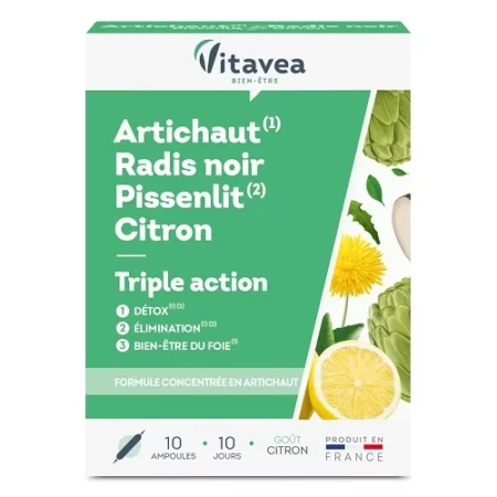 VITAVEA ARTICHAUT RADIS NOIR CITRON AMP B/10
