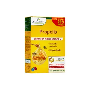 3CHENES PROPOLIS VIT C AMP B/20