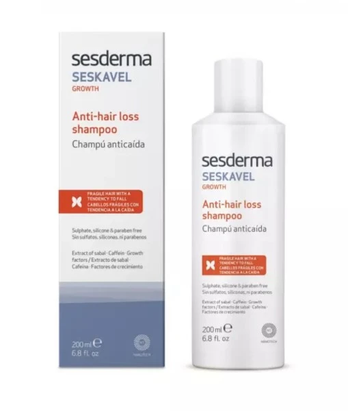 SESDERMA SESKAVEL SHAMP ANTI-CHUTE 200ML – Image 5