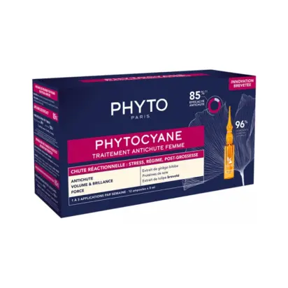 PHYTOCYANE CHUTE REACTIONNELLE FEMME 12X5ML – Image 4