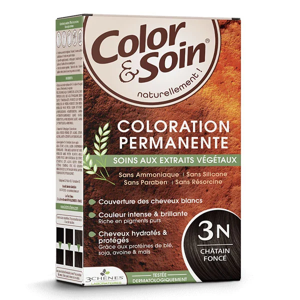 3CHENES COLOR SOIN CHATAIN FONCE 3N