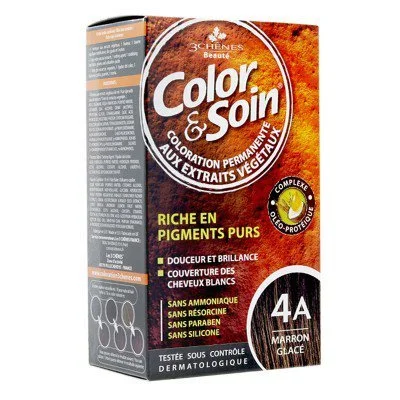 3CHENES COLOR SOIN MARRON GLACE 4A