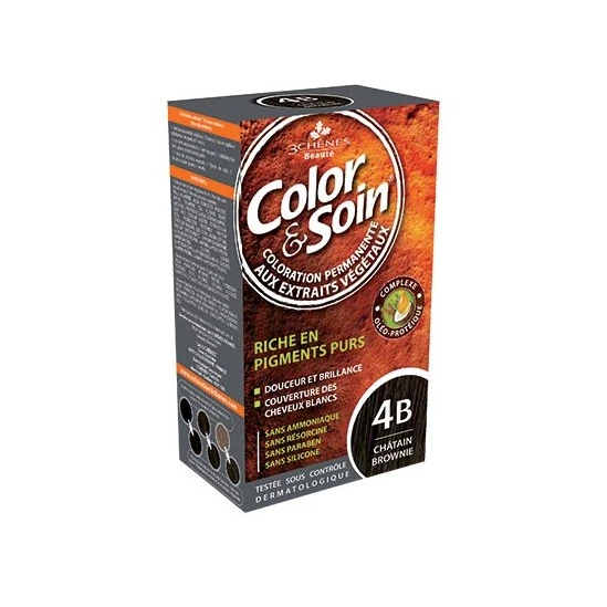 3CHENES COLOR SOIN CHATAIN BROWNIE 4B – Image 2