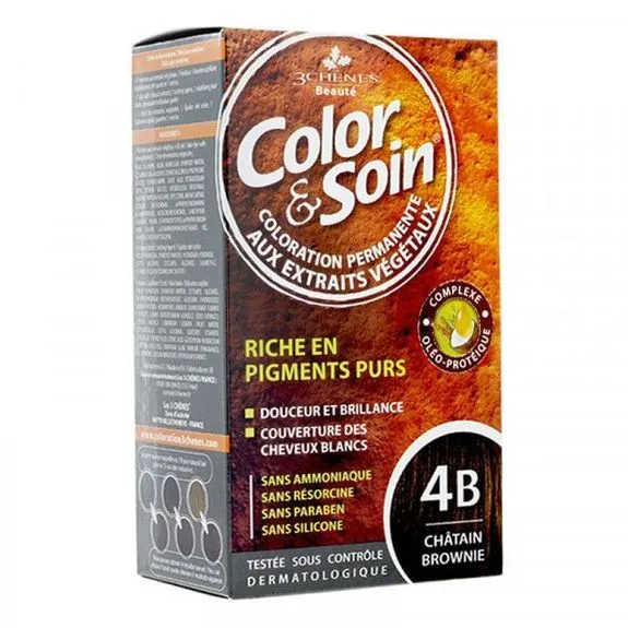 3CHENES COLOR SOIN CHATAIN BROWNIE 4B – Image 3