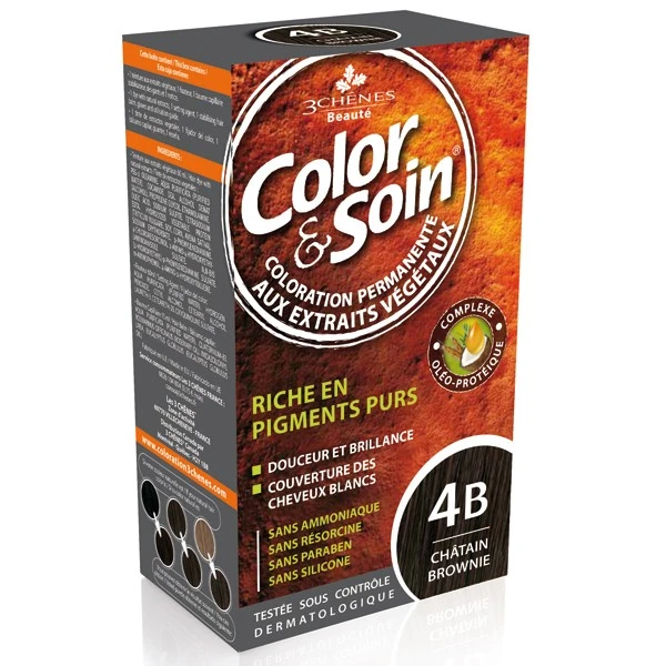 3CHENES COLOR SOIN CHATAIN BROWNIE 4B – Image 5