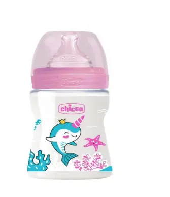 CHICCO BIB PC 150ML GIRL 9447