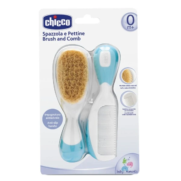 CHICCO BROSSE ET PEIGNE BLUE