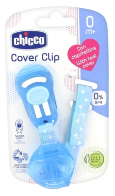 CHICCO ATTACHE SUCETTE CHAINE BLEU
