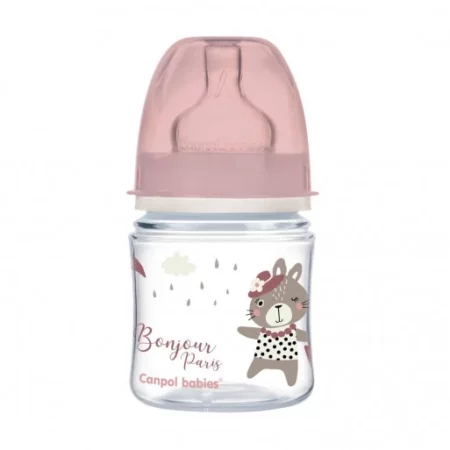 CANPOL BIB ANTI COLIQ PP LARGE BONJOUR PARIS ROSE 35/231 120ML