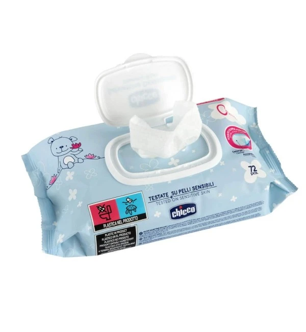 CHICCO LINGETTES MOMENTS 72PC – Image 2