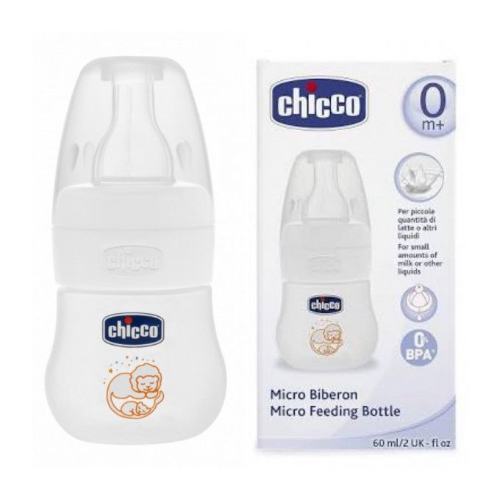 CHICCO MICRO-BIBERON PC 0M+ 60ML 4765 – Image 2