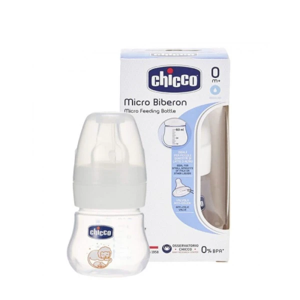 CHICCO MICRO-BIBERON PC 0M+ 60ML 4765