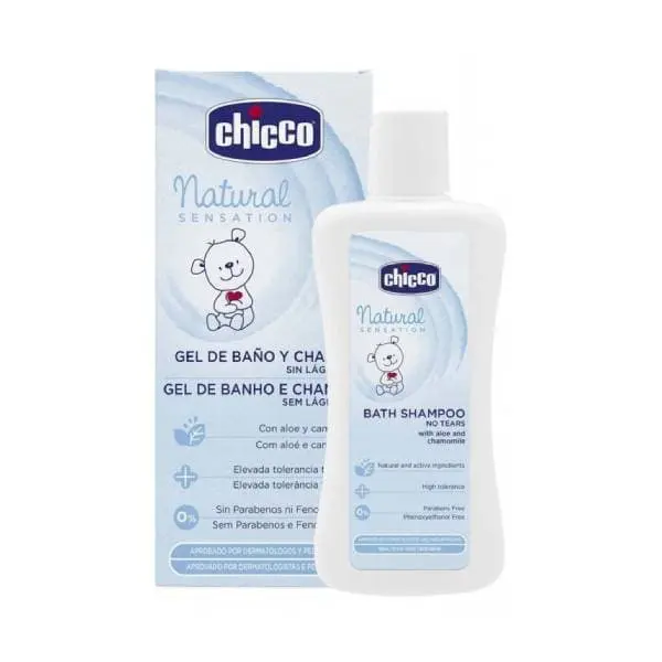 CHICCO NATURAL SENSATION BAIN SHAMP 200ML 66599 – Image 2