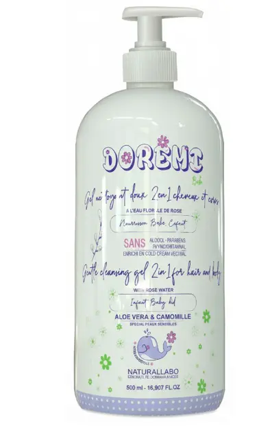 DOREMI GEL NETT DOUX 2EN1 CHX ET CORPS 500ML