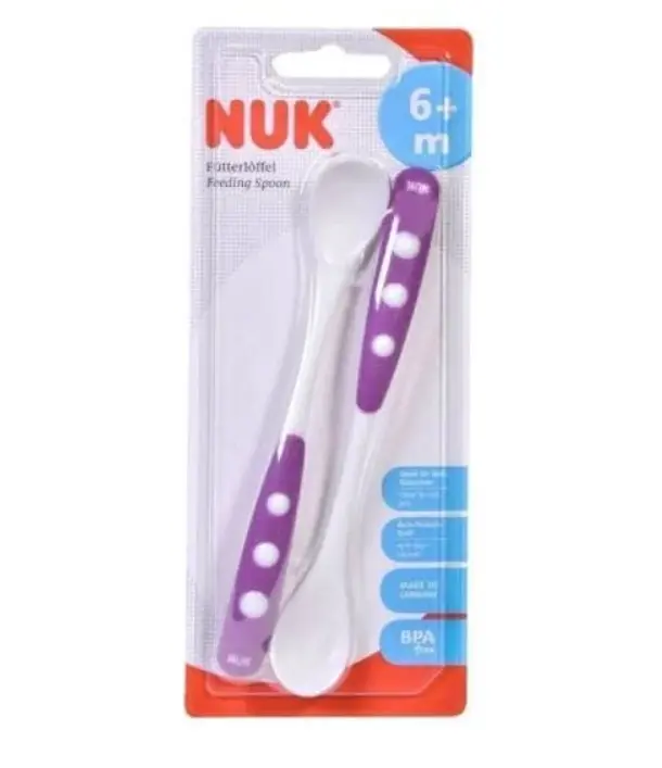 NUK BLISTER A 2 CUILLERES 6M+ 55053