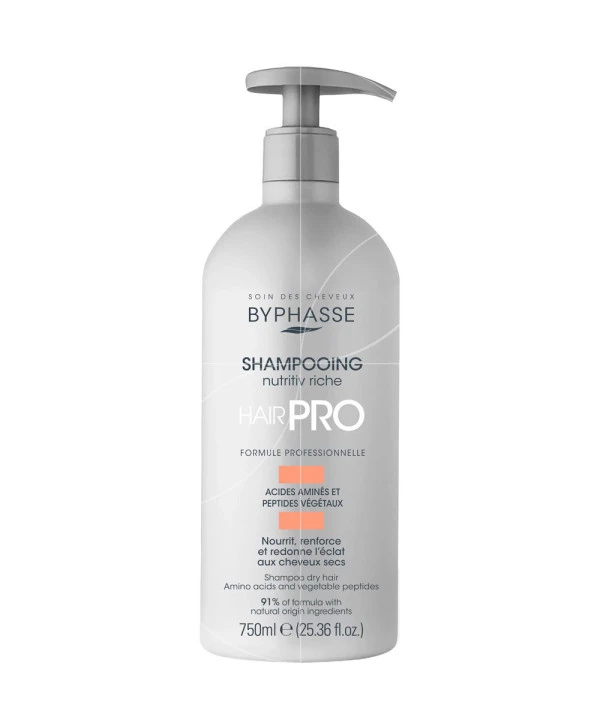 BYPHASSE SHAMP HAIR PRO CHX SECS 750ML
